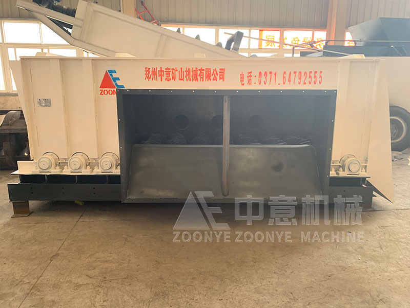 建筑裝潢垃圾全套處置設(shè)備滾軸篩實(shí)地工廠圖片 建筑裝潢垃圾全套處置設(shè)備滾軸篩實(shí)地工廠圖片